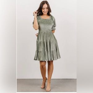 Baltic Born Bliss Smocked Velvet Dress
